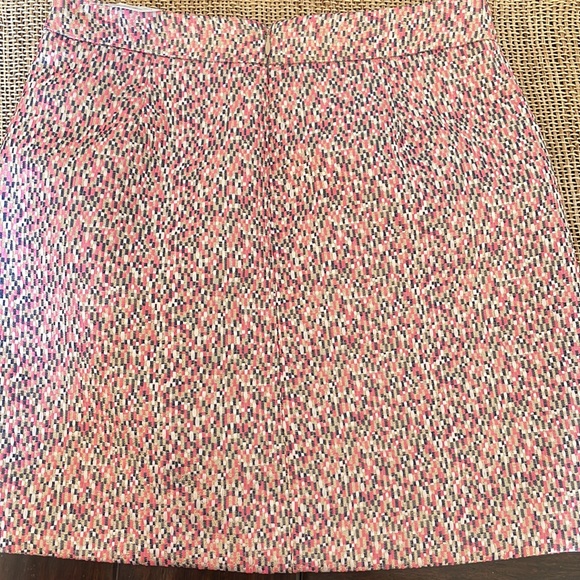 J.Crew Factory Size 2 Metallic Jacquard Tweed Mini Skirt, NWT - Picture 3 of 11